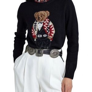 POLO BEAR SWEATER $298.00 USD | $368.00 CAN | SMALL | Polo Black Multi |